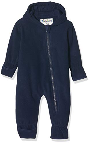 Playshoes Unisex Kinder Fleece-Overall Jumpsuit, dunkelblau, 92 von Playshoes