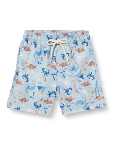 Playshoes Jungen Badeshorts Beach-Short Badehose Schwimmhose Badebekleidung, Dino Allover, 86/92 von Playshoes