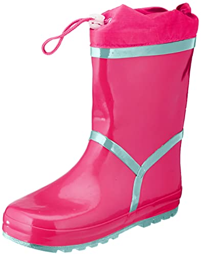 Playshoes Jungen Unisex Kinder Gummistiefel gefüttert Regenstiefel, pink, 21 EU von Playshoes