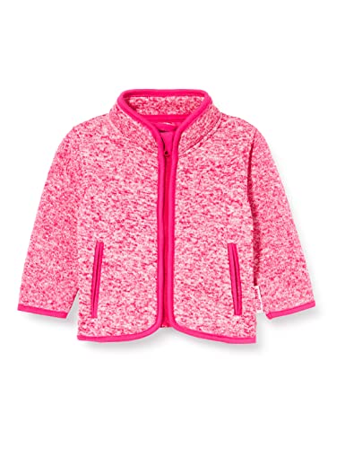Playshoes Unisex Kinder Fleece-Jacke Outdoor-Oberteil, pink Strickfleece, 140 von Playshoes