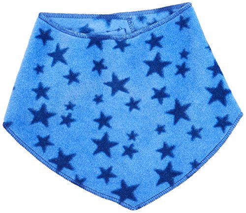 Playshoes Unisex Kinder Fleece-Halstuch Winter-Schal, blau Sterne, one size von Playshoes