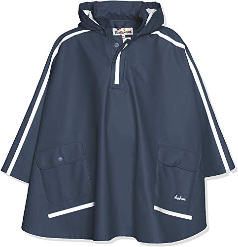 Playshoes Regen-cape Langer Rücken Unisex Kinder,marine,128 von Playshoes