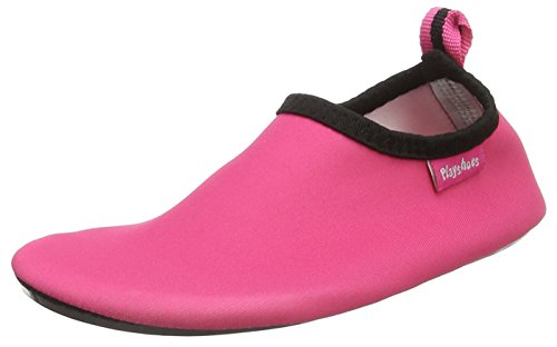Playshoes Badeslipper, Badeschuhe Uni, Unisex-Kinder Aqua Schuhe, Pink (Pink), 28/29 EU (10.5 UK) von Playshoes
