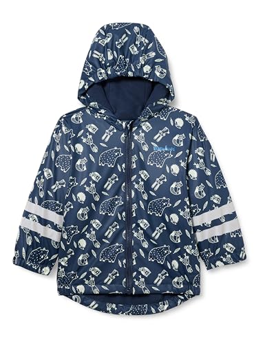 Playshoes Regenmantel Regenjacke Regenbekleidung Unisex Kinder,marine Waldtiere,86 von Playshoes