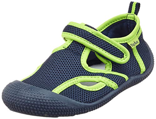 Playshoes Unisex Kinder Aquaschuhe Aqua Schuhe, Marine Grün Uv Schutz, 20/21 EU von Playshoes