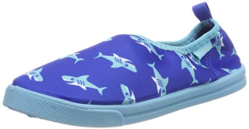 Playshoes UV-Schutz Aqua-Slipper Hai, Aqua Schuhe, Blau (blau 7), 20/21 EU (4 Child UK) von Playshoes
