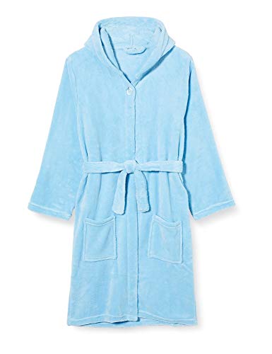 Playshoes Unisex Kinder Fleece-Bademantel Morgenmantel, bleu, 158/164 von Playshoes