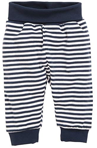 Playshoes Sweat-Hose Jogginghose Unisex Kinder, Marine Ringel ,44 von Playshoes