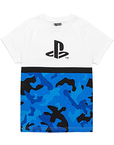 Playstation Kids T-Shirt Camo-Jungen blau weiß Logo Spiel Kurzarm Top 9-10 Jahre Playstation Kids T-Shirt Camo-Jungen blau weiß Logo Spiel Kurzarm Top 9-10 Jahre von Playstation