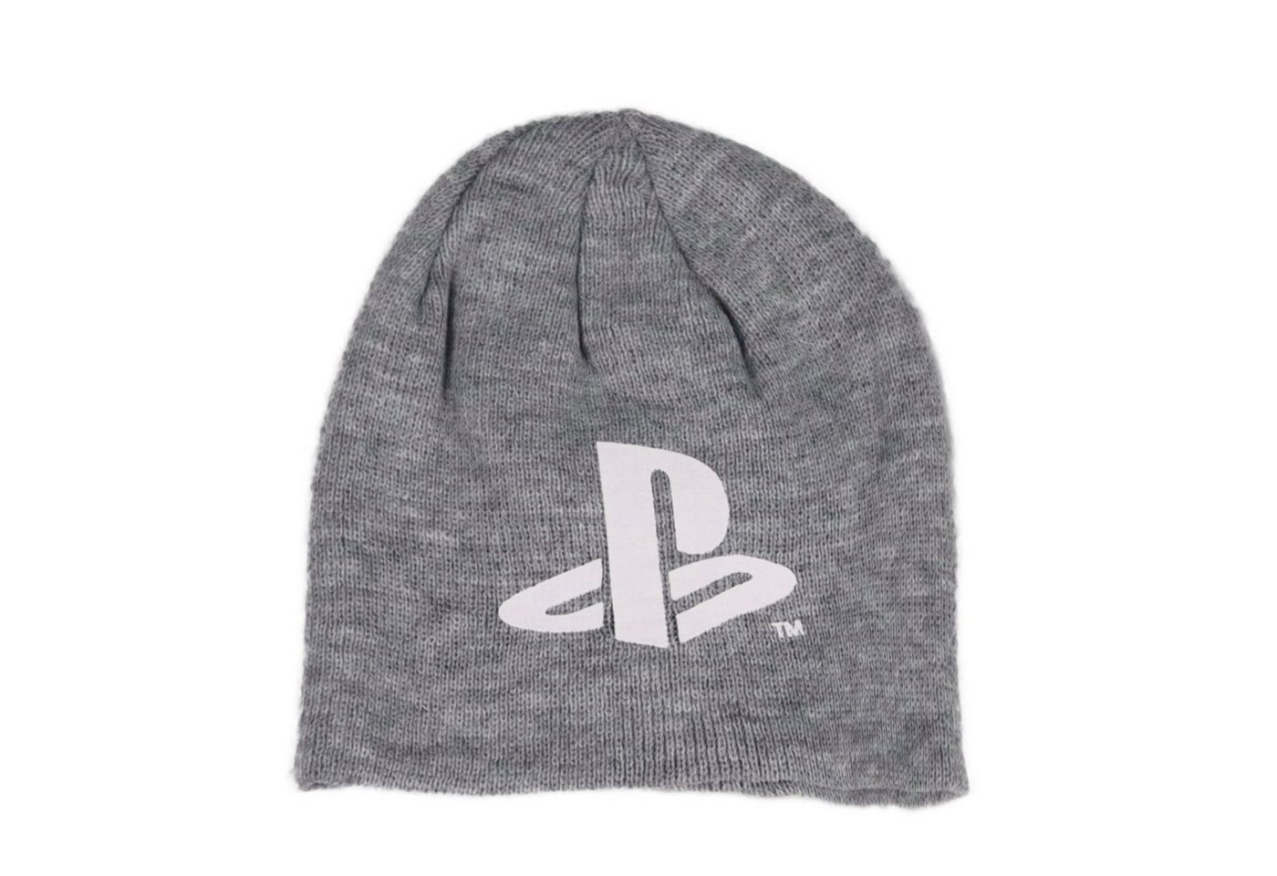 Playstation Schlupfmütze Kinder Winter Mütze in Grau Gr. 52 oder 54 cm von Playstation