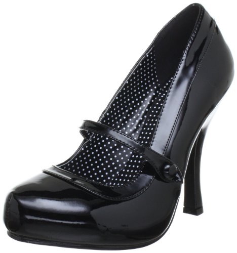 Pin Up Couture CUTIEPIE-02 Damen Pumps, Schwarz (Blk pat), EU 36 (UK 3) (US 6) von Pleaser