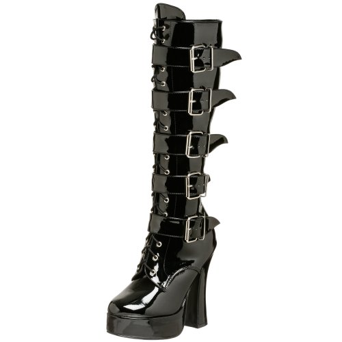 Pleaser Electra-2042 Damen Stiefel, Schwarz (schwarzer Lack), 40 EU von Pleaser