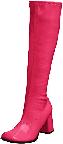 Pleaser Gogo300/yl, Damen Stiefel, Pink (Hot Pink), 40 EU von Pleaser