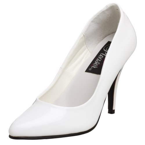 Pleaser vanity-420, Design schwarzer Schuh Damen, weiß - Blanco(Lack Weiß) - Größe: 35 EU von Pleaser