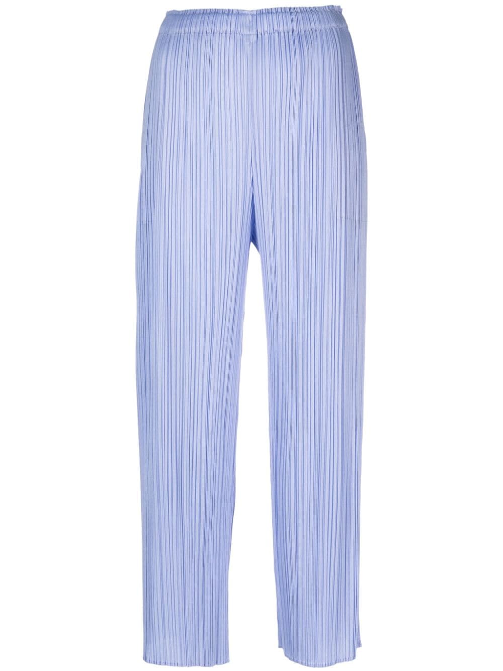 Pleats Please Issey Miyake Plissierte Hose - Blau von Pleats Please Issey Miyake