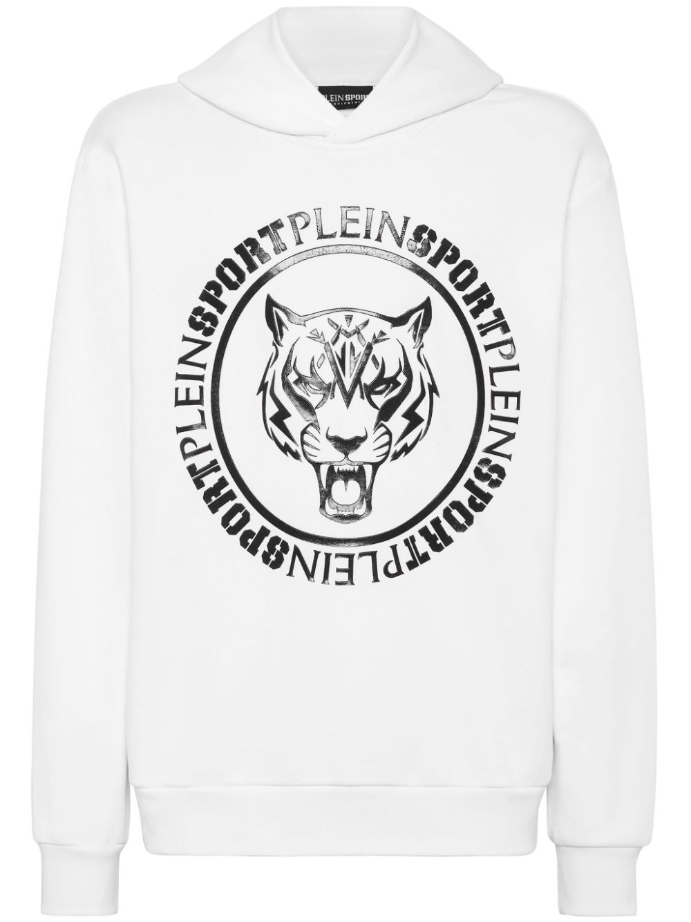 Plein Sport Carbon Tiger Hoodie - Weiß von Plein Sport