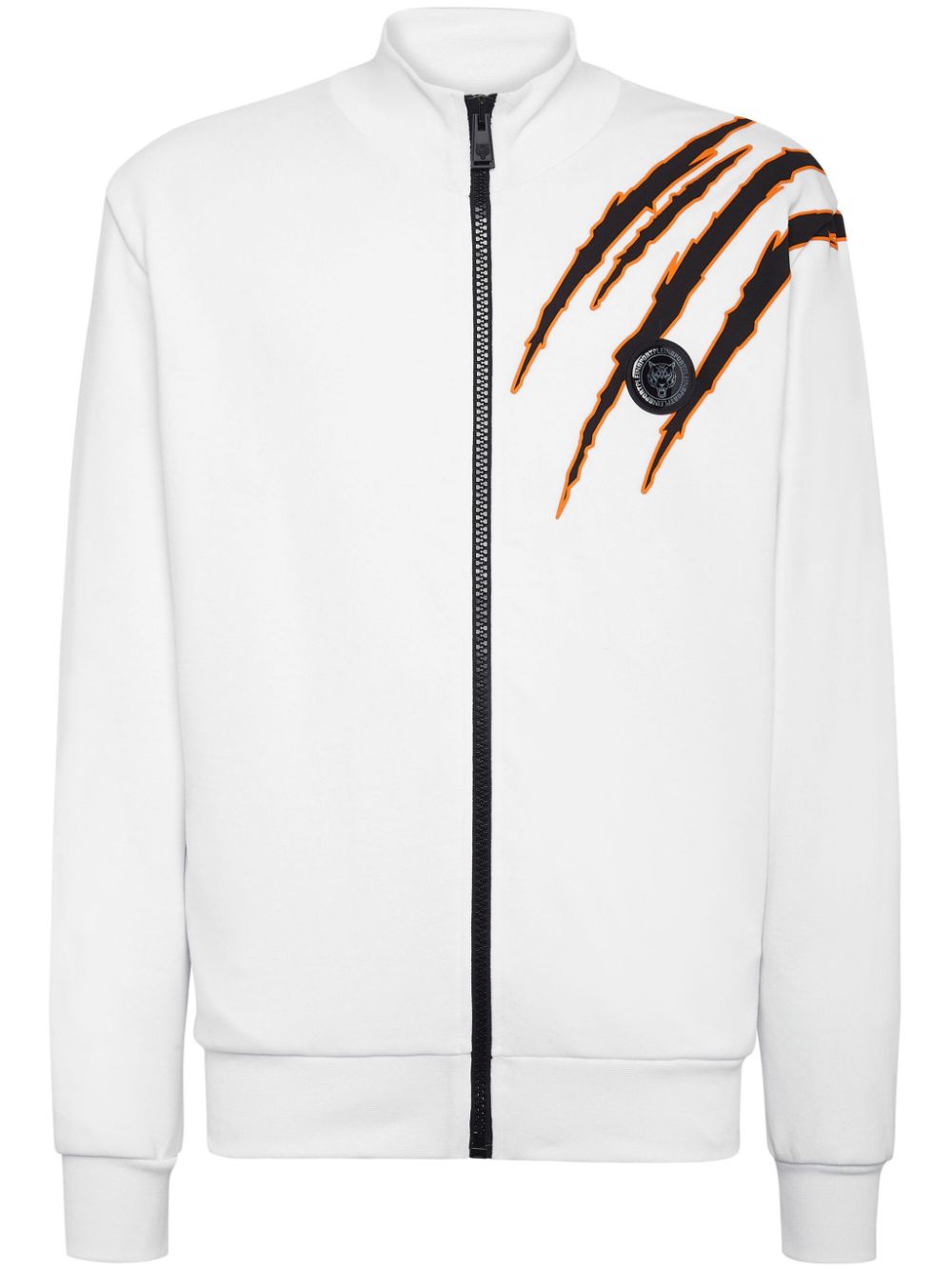 Plein Sport Sportjacke mit Logo-Patch - Weiß von Plein Sport