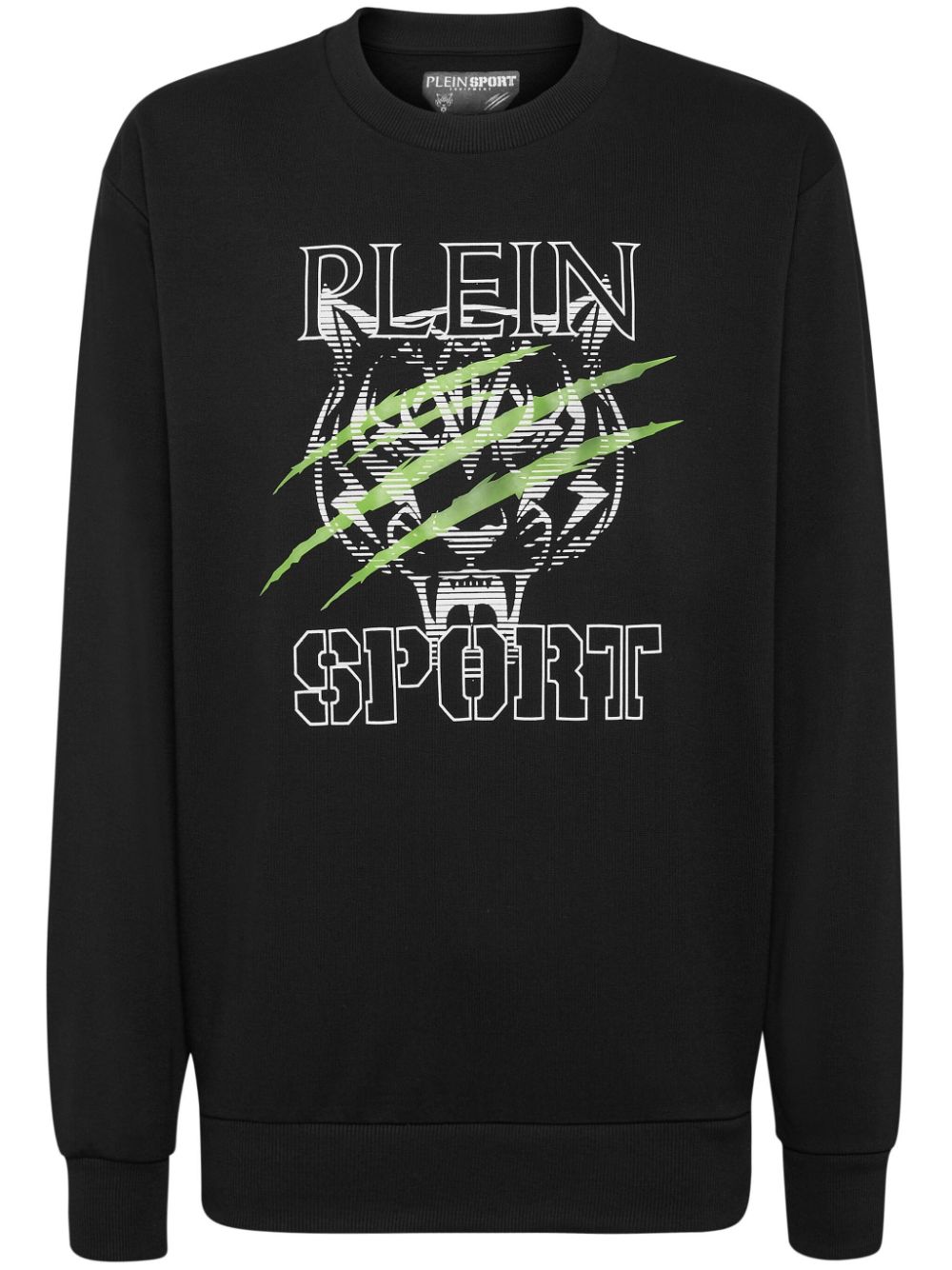 Plein Sport Sweatshirt mit Tiger-Print - Schwarz von Plein Sport