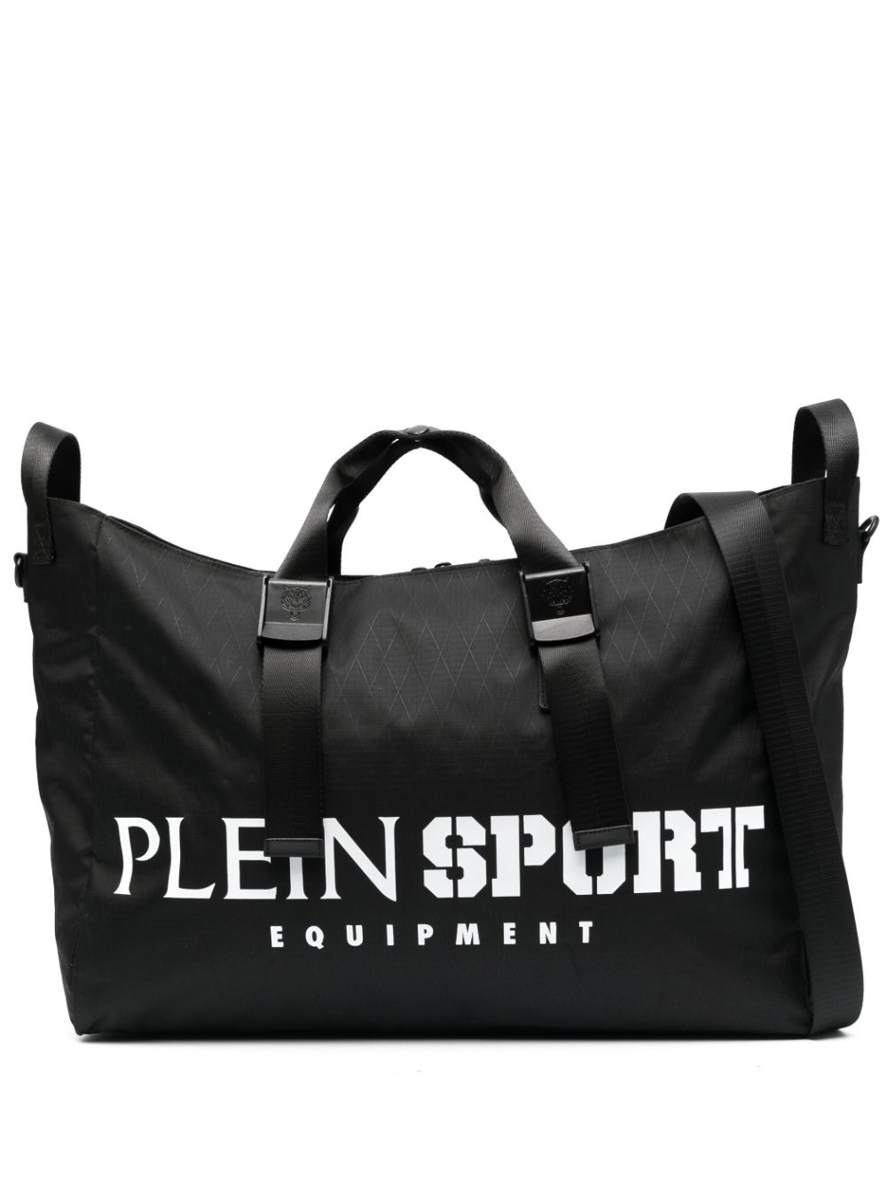 Plein Sport Sporttasche mit Logo-Print - Schwarz von Plein Sport