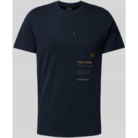PME Legend T-Shirt mit Label-Print in Marine, Größe S von PME Legend