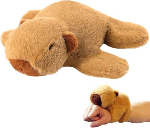 Pmueuff Lustiges Capybara Schnapparmband, 2 Stücke Capybara Plüschtier Kinder Capybara Kuscheltier Snap Armband Kapybara Plüschtier Klatscharmband Niedlich Wasserschwein Geschenke für Jungen Mädchen Pmueuff Lustiges Capybara Schnapparmband, 2 Stücke Capybara Plüschtier Kinder Capybara Kuscheltier Snap Armband Kapybara Plüschtier Klatscharmband Niedlich Wasserschwein Geschenke für Jungen Mädchen von Pmueuff