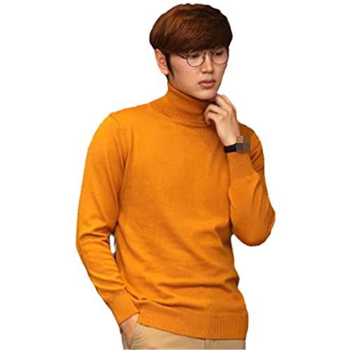 Kaschmir Rollkragenpullover Herren Herbst/Winter Rollkragen Langarm Reine Farbe Pullover Herren, Orange, XXXL Kaschmir Rollkragenpullover Herren Herbst/Winter Rollkragen Langarm Reine Farbe Pullover Herren, Orange, XXXL von Pokem&Hent