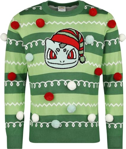 Pokémon Bulbasaur Unisex Strickpullover Multicolor L von Pokémon