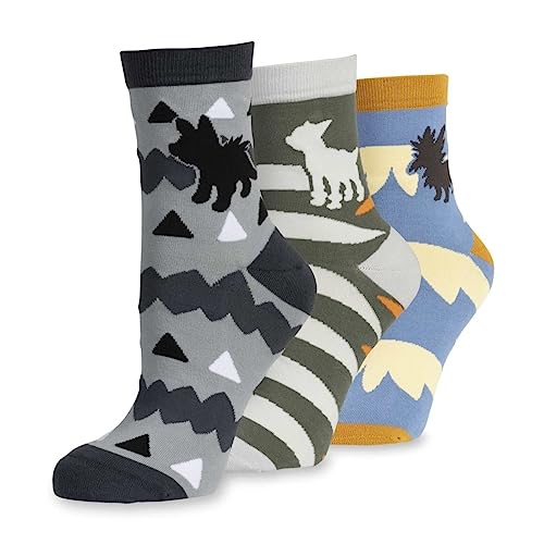 Pokémon Center: Houndour, Poochyena & Herdier Knöchelsocken (3 Paar) (Einheitsgröße für Erwachsene), Mehrfarbig, Einheitsgröße von Pokémon