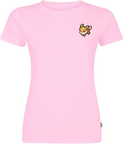 Pokémon Eevee Frauen T-Shirt pink L 100% Baumwolle Gaming von Pokémon