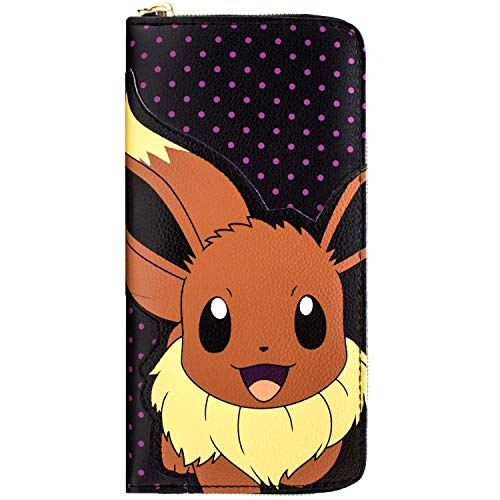 Pokemon Eevee Lila Polka-Punkt Schwarz Portemonnaie Geldbörse von Pokémon