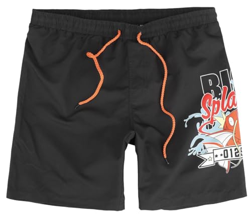 Pokémon Karpador Männer Badeshort schwarz L 100% Polyester Anime, Fan-Merch, Filme, Gaming, TV-Serien von Pokémon