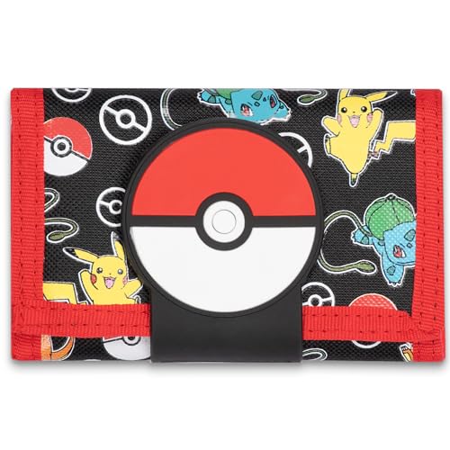 Pokemon - Silikon Patch Wallet - Münzfach mit Reißverschluss - Langlebig & stilvoll, Pikachu, 14 x 8 cm, Casual von Pokémon