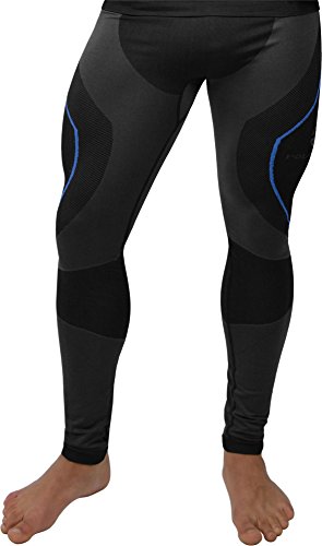 Polar Husky® Herren-Funktionsunterwäsche, Lange Unterhose Farbe Schwarz/Dunkelblau Größe S/M von Polar Husky