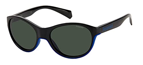 Polaroid Kids Unisex PLD 8042/S Oy4/M9 Black Azure 49 Sunglasses, One Size von Polaroid