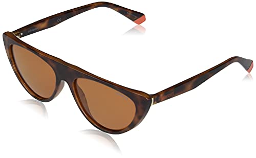 Polaroid Unisex PLD 6108/s Sonnenbrille, Havana ORANGE, 54 von Polaroid