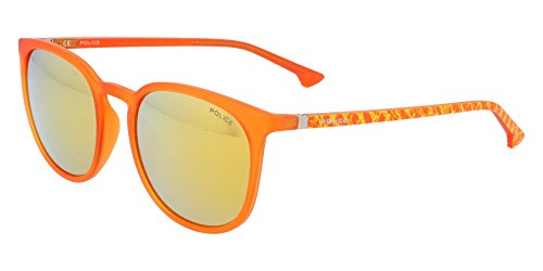 Police Unisex SPL343 Sunglasses, Orange, 52 von Police