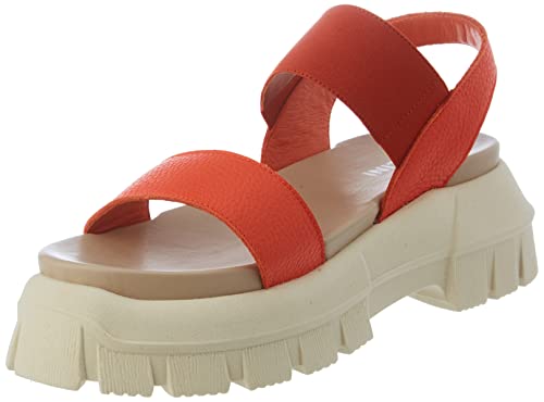 Pollini Damen Sandalo Sandale, Orange, 38 EU von Pollini