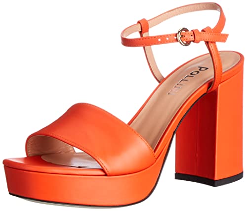 Pollini Damen Sandalo Sandale, Orange, 36 EU von Pollini