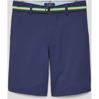 Polo Ralph Lauren Teens Bermudas mit Gürtel Modell 'BEDFORD' in Marine, Größe 140 von Polo Ralph Lauren Teens