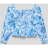 Polo Ralph Lauren Teens Blusenshirt mit floralem Muster in Marine, Größe 176 von Polo Ralph Lauren Teens