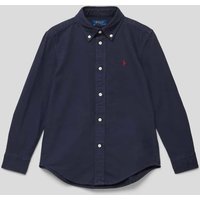 Polo Ralph Lauren Teens Freizeithemd mit Button-Down-Kragen in Marine, Größe 140 von Polo Ralph Lauren Teens