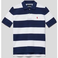 Polo Ralph Lauren Teens Poloshirt mit Streifenmuster in Marine, Größe 176 von Polo Ralph Lauren Teens