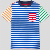 Polo Ralph Lauren Teens T-Shirt mit Streifenmuster und Label-Stitching in Royal, Größe 164 von Polo Ralph Lauren Teens