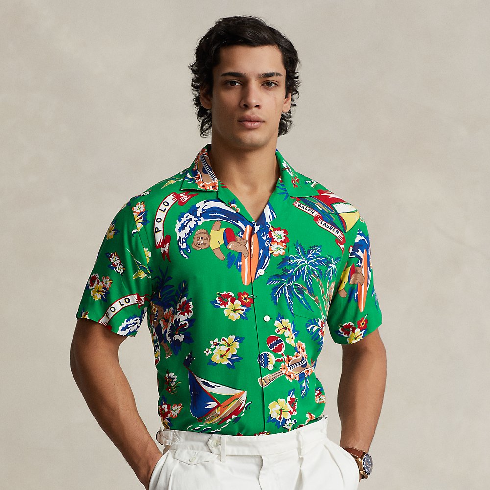 Classic-Fit Kurzarmhemd mit Polo Bear von Polo Ralph Lauren