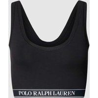 Polo Ralph Lauren Bralette mit Label-Stitching in Black, Größe XS von Polo Ralph Lauren