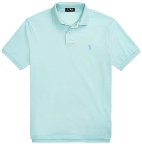 Polo Ralph Lauren Classic Fit Poloshirt Cotton Polohemd Pony Hemd (DE/NL/SE/PL, Alphanumerisch, XL, Regular, Regular, Aqua Island) von Polo Ralph Lauren