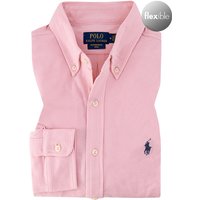 Polo Ralph Lauren Herren Hemd rosa Baumwoll-Stretch von Polo Ralph Lauren