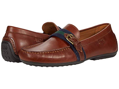 Polo Ralph Lauren Herren Riali Fahrer-Slipper, Polo Tan, 44 EU von Polo Ralph Lauren