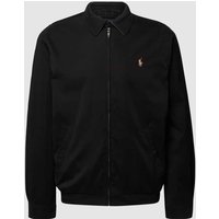 Polo Ralph Lauren Jacke mit Logo-Stitching in Black, Größe L von Polo Ralph Lauren