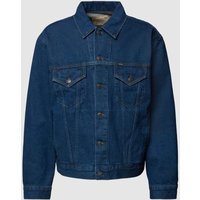 Polo Ralph Lauren Jeansjacke im Used-Look mit aufgesetzten Taschen in Jeansblau, Größe M von Polo Ralph Lauren